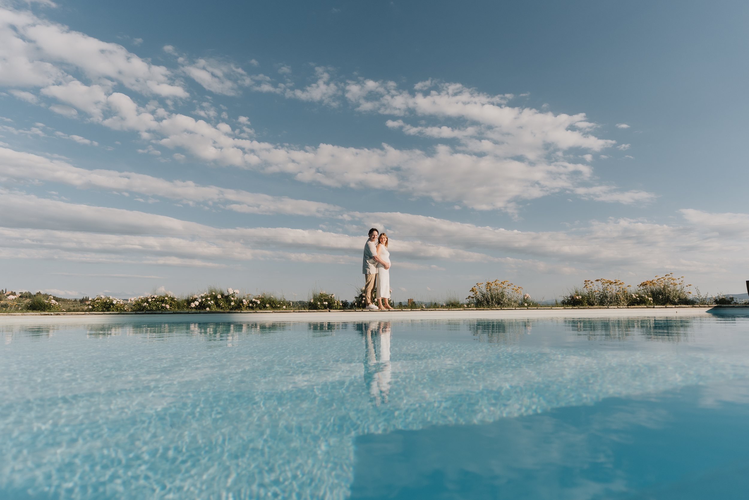 Babymoon Photoshoot at Villa Il Pozzo