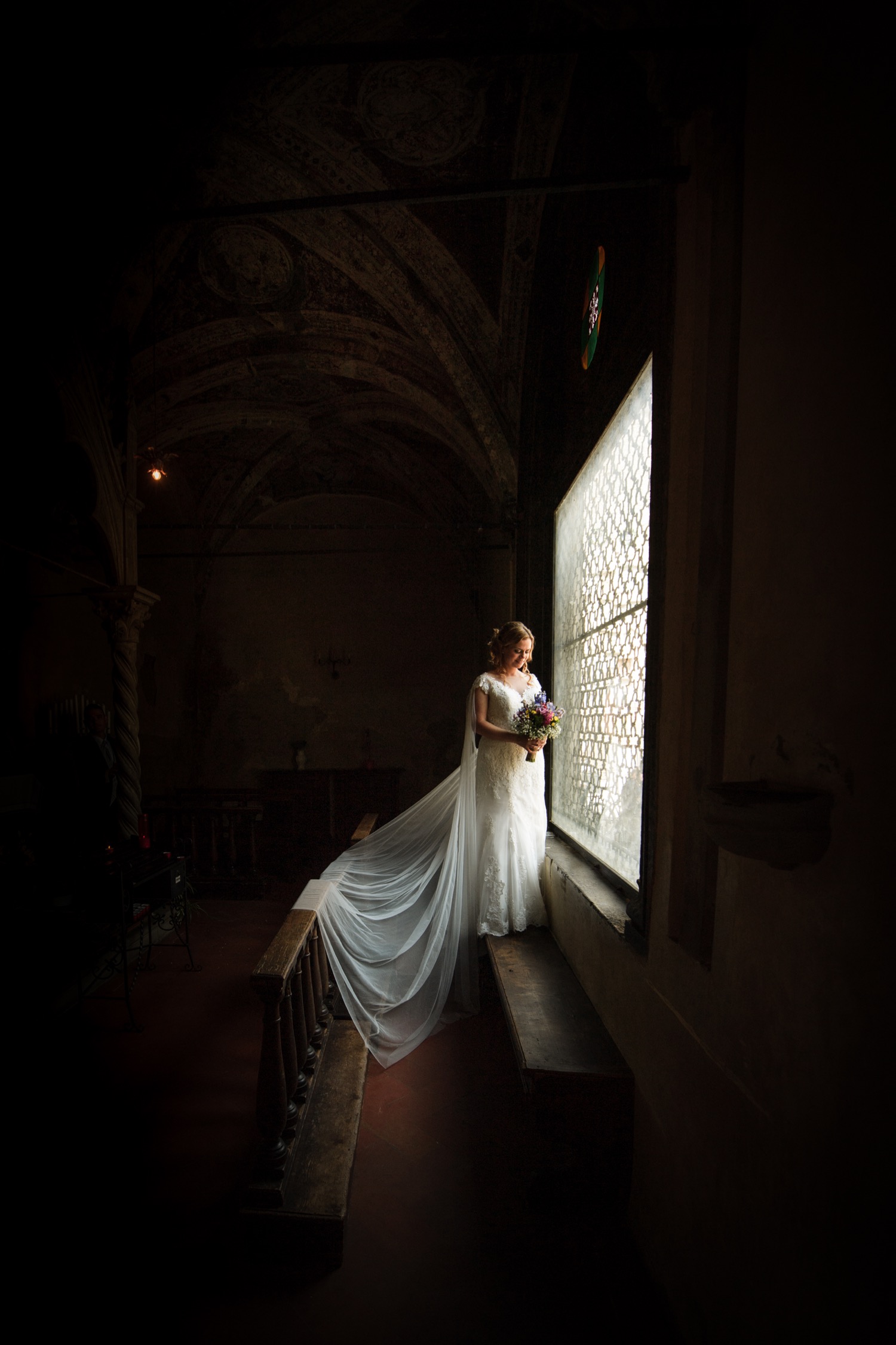 La sposa alla finestra del Palazzo dei Vicari