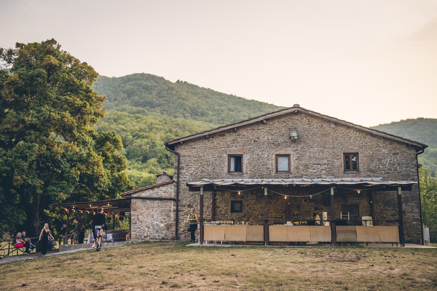 Il casolare di Polcanto tra le colline