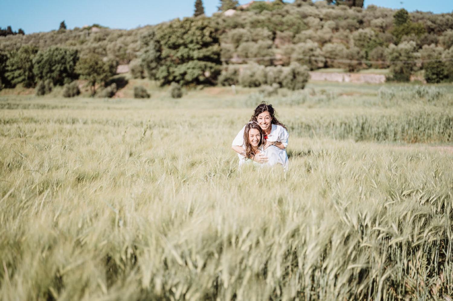 Small in the wheat field