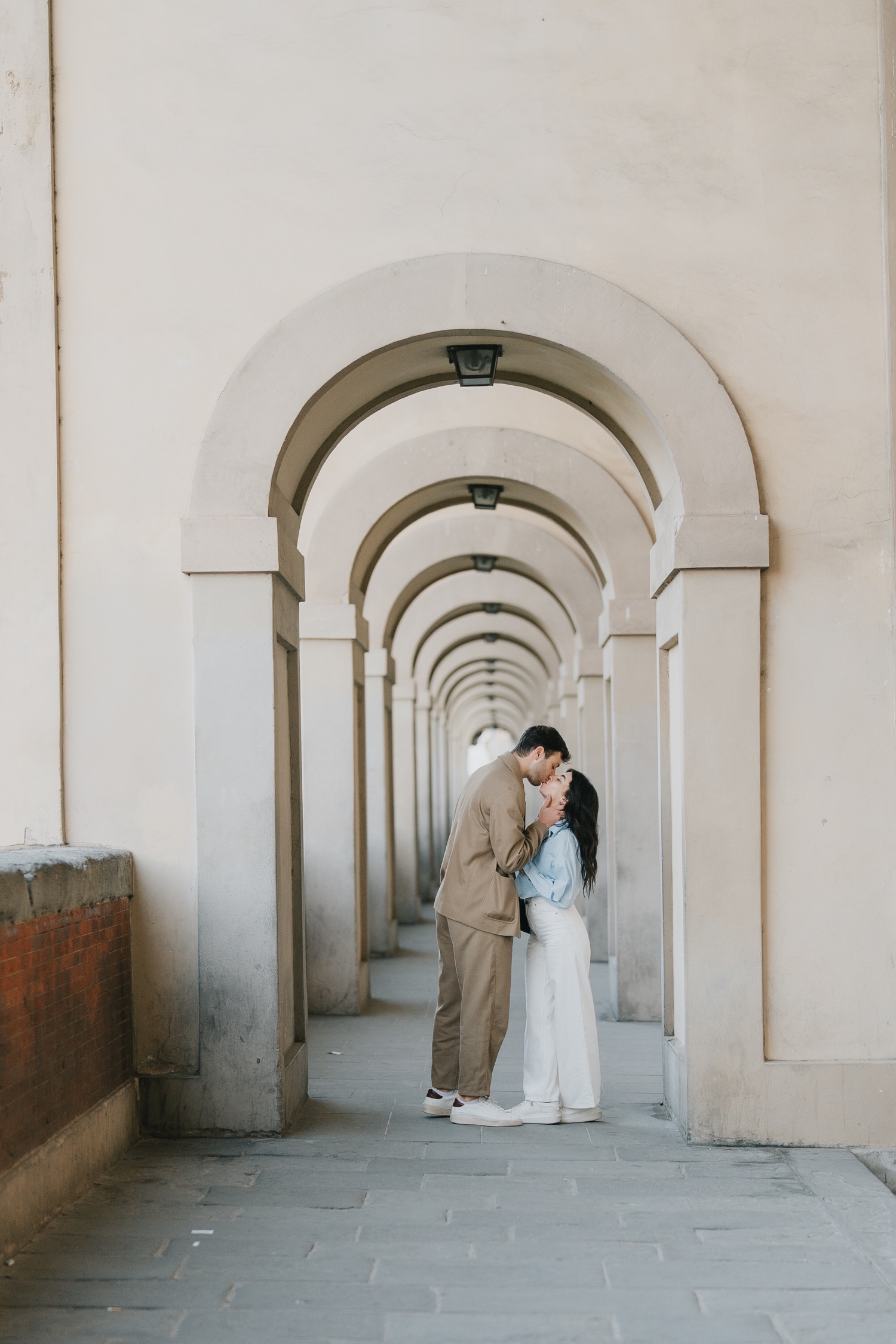 Un bacio sotto gli archi